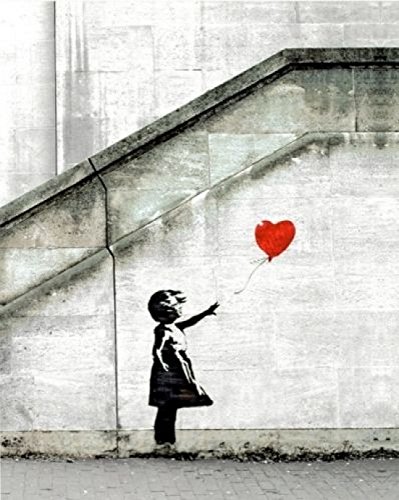 Amazon.com: Red Balloon Poster Print by Banksy (16 x 20): Posters
